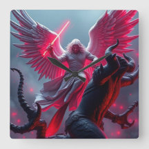 Michael, o Arcanjo, joga a parede do Dragão.