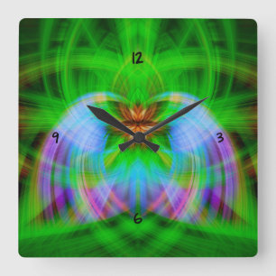 Relógio Quadrado Mindful  square wall clock