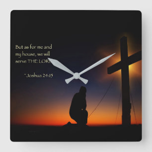 Relógio Quadrado Minha Casa