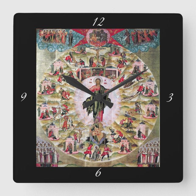 Relógio Quadrado Ministério dos Apóstolos (Frente)
