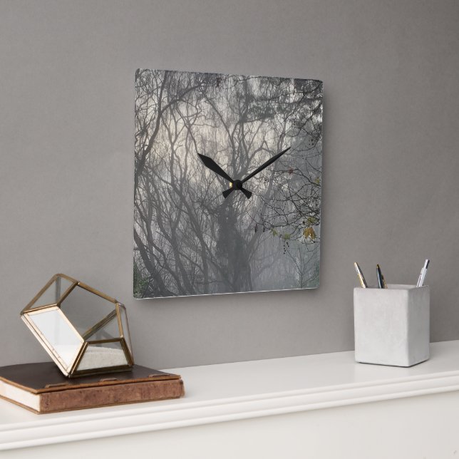 Relógio Quadrado Misty Magical Wall Clock, 27,3 cm acrílico quadrad (Escritório)