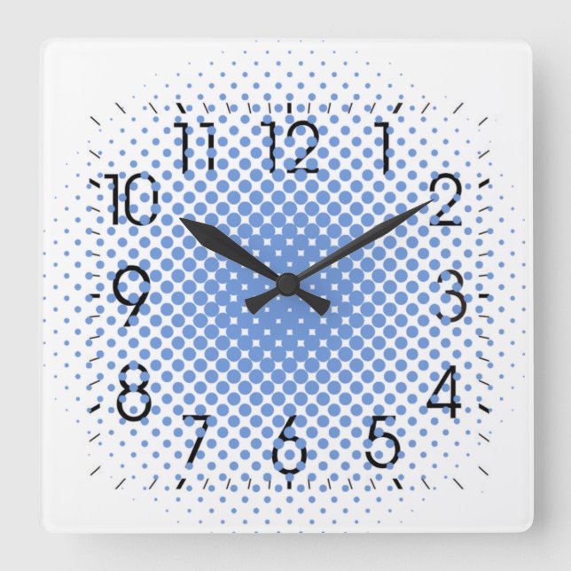 Relógio Quadrado Moderno (Frente)