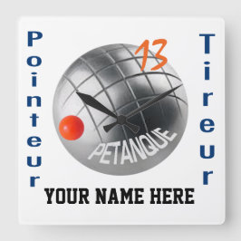 Relógio Quadrado Moderno e distinto, design personalizável