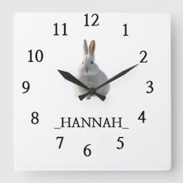 Relógio Quadrado Moderno Minimalista