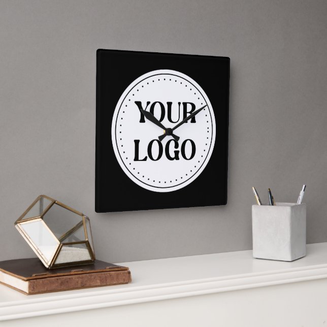 Relógio Quadrado Moderno, minimalista, elegante e personalizável (Escritório)