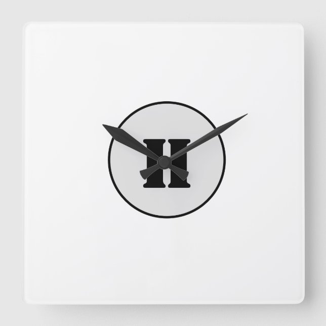 RELÓGIO QUADRADO MODERNO MODERNO MODERNO SIMPLES CHIC ELEGANTE MONO (Frente)