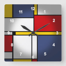 Mondrian Style Modern Abstrato Art Design