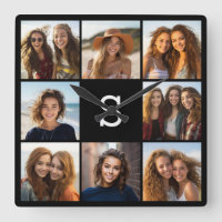 Monograma Personalizado de Colagem de Fotos em Pre