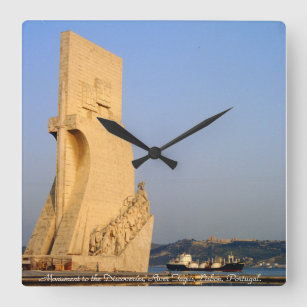 Relógio Quadrado Monumento às Descobertas, Lisboa, Portugal