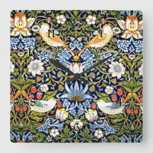 Relógio Quadrado Morango de Morango, padrão famoso,