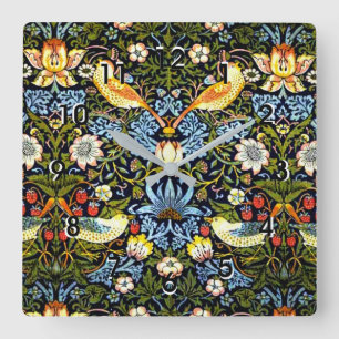 Relógio Quadrado Morris - Morango Ladrão, famoso design