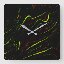 Mostra vestígios verdes e vermelhos longos e verme