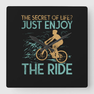 Relógio Quadrado Mountain Bike Biker