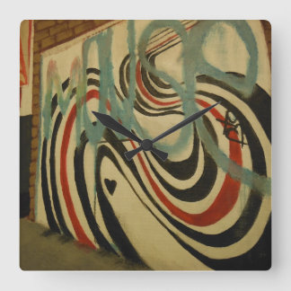 Relógio Quadrado muro de elliott smith