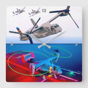 RELÓGIO QUADRADO MV-22B OSPREY