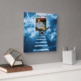 Relógio Quadrado Na memória amorosa