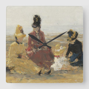 Relógio Quadrado Na praia, Trouville 1887