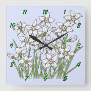Relógio Quadrado Narciso