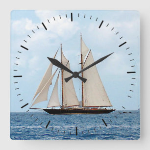 Relógio Quadrado Navigação nos British Virgin Islands