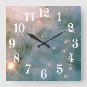 Relógio Quadrado Nebulosa luminosa de Carina