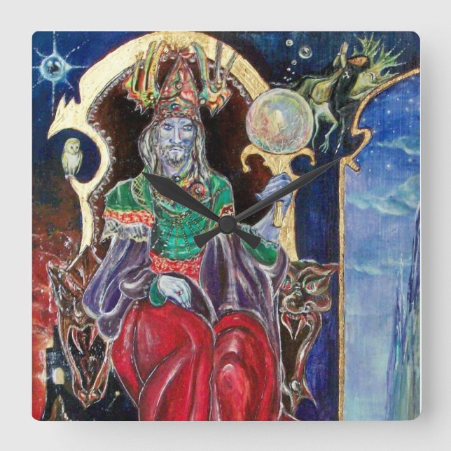 RELÓGIO QUADRADO NEUROMANCER (Frente)