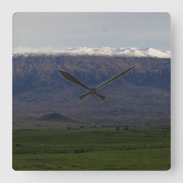 Relógio Quadrado Neve em Mauna Kea