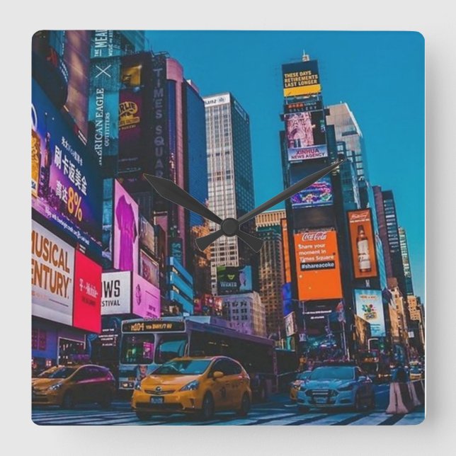 Relógio Quadrado New Yorker , NYC , Nova Iorque , Costa Leste (Frente)