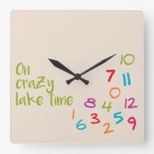 No tempo louco do lago colorido