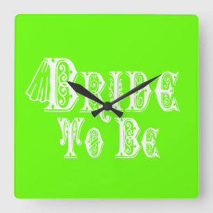 Relógio Quadrado Noiva Para Estar Com Véu, Rico Branco