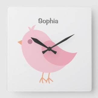 Relógio Quadrado Nome do Bebê personalizado, Enfermeiro, Garotos Qu