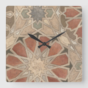 Relógio Quadrado Non-Embellished Marrakesh Design I