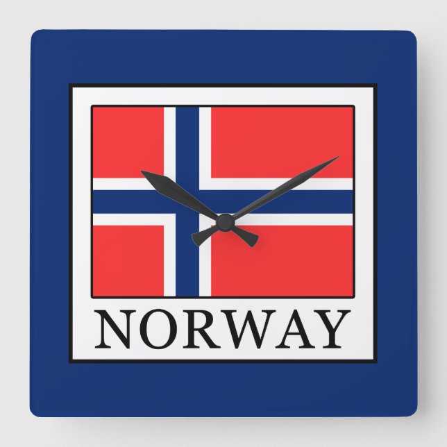 Relógio Quadrado Noruega (Frente)
