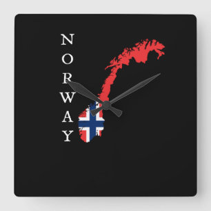 Relógio Quadrado Noruega