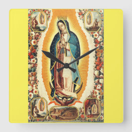 Relógio Quadrado Nossa Senhora de Guadalupe