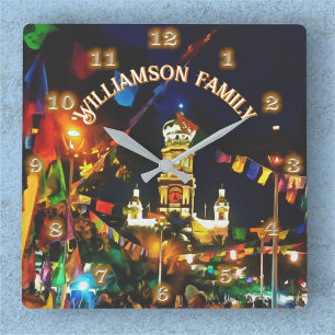 Relógio Quadrado Nossa Senhora de Guadalupe Família PV-190130