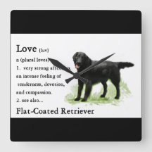 O Amor É Um Retriever Revestido De Forma Simples