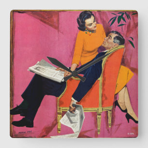 Relógio Quadrado O Ano do Descontentamento