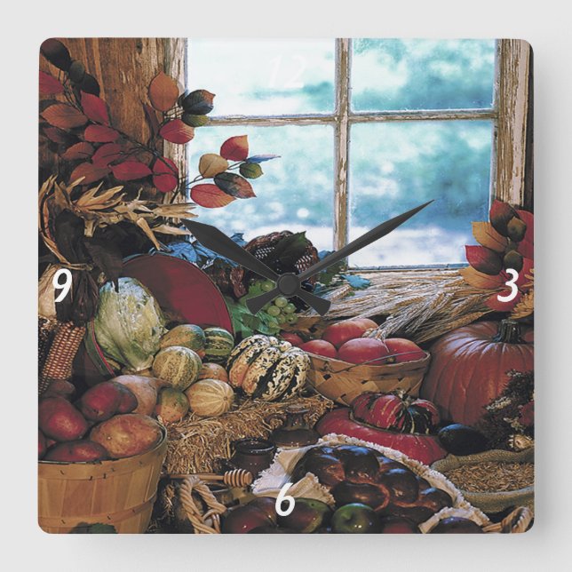 RELÓGIO QUADRADO O BANQUETE - (Frente)