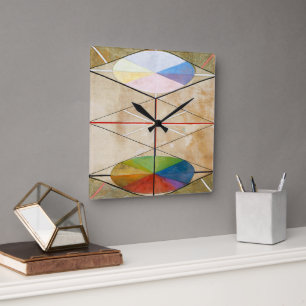 Relógio Quadrado O Cisne Nº 23   Hilma af Klint  