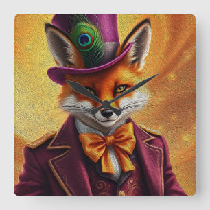 Relógio Quadrado O Diplomata Da Raposa Sly