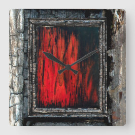 Relógio Quadrado O executor