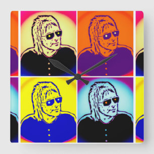 Relógio Quadrado O Homem em Mudança, Paul Weller Clock