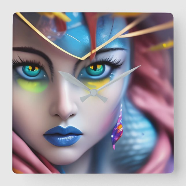 Relógio Quadrado O Hypnotist (Frente)