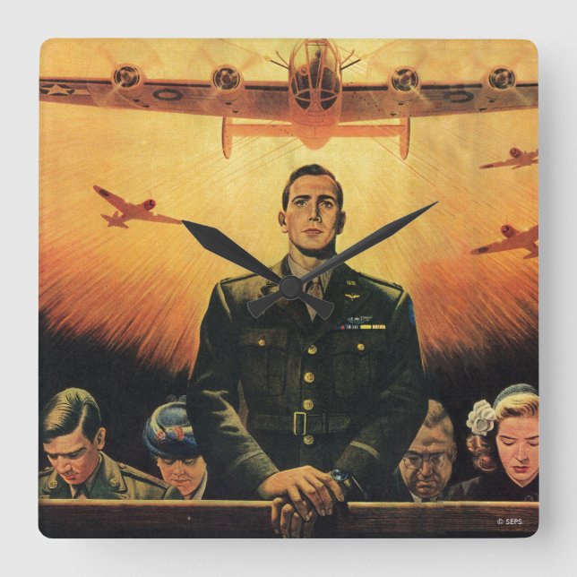 Relógio Quadrado O imortal Harpy (Frente)