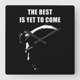 Relógio Quadrado O melhor ainda está para vir Donald Trump 2024 