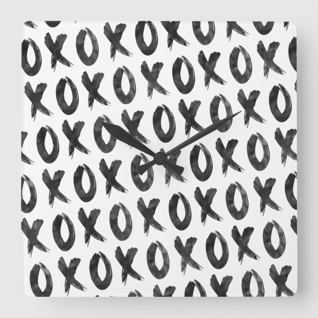 Relógio Quadrado ✘o✘o (Frente)