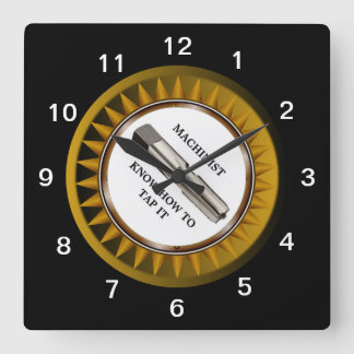 Relógio Quadrado O operador sabe batê-lo pulso de disparo de parede