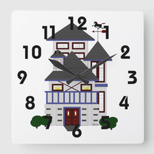 Relógio Quadrado O pulso de disparo da casa