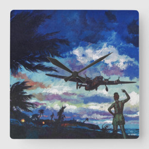 Relógio Quadrado O retorno do guerreiro