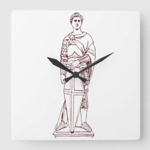 Relógio Quadrado O São Jorge de Donatello - Escultura Renascentista